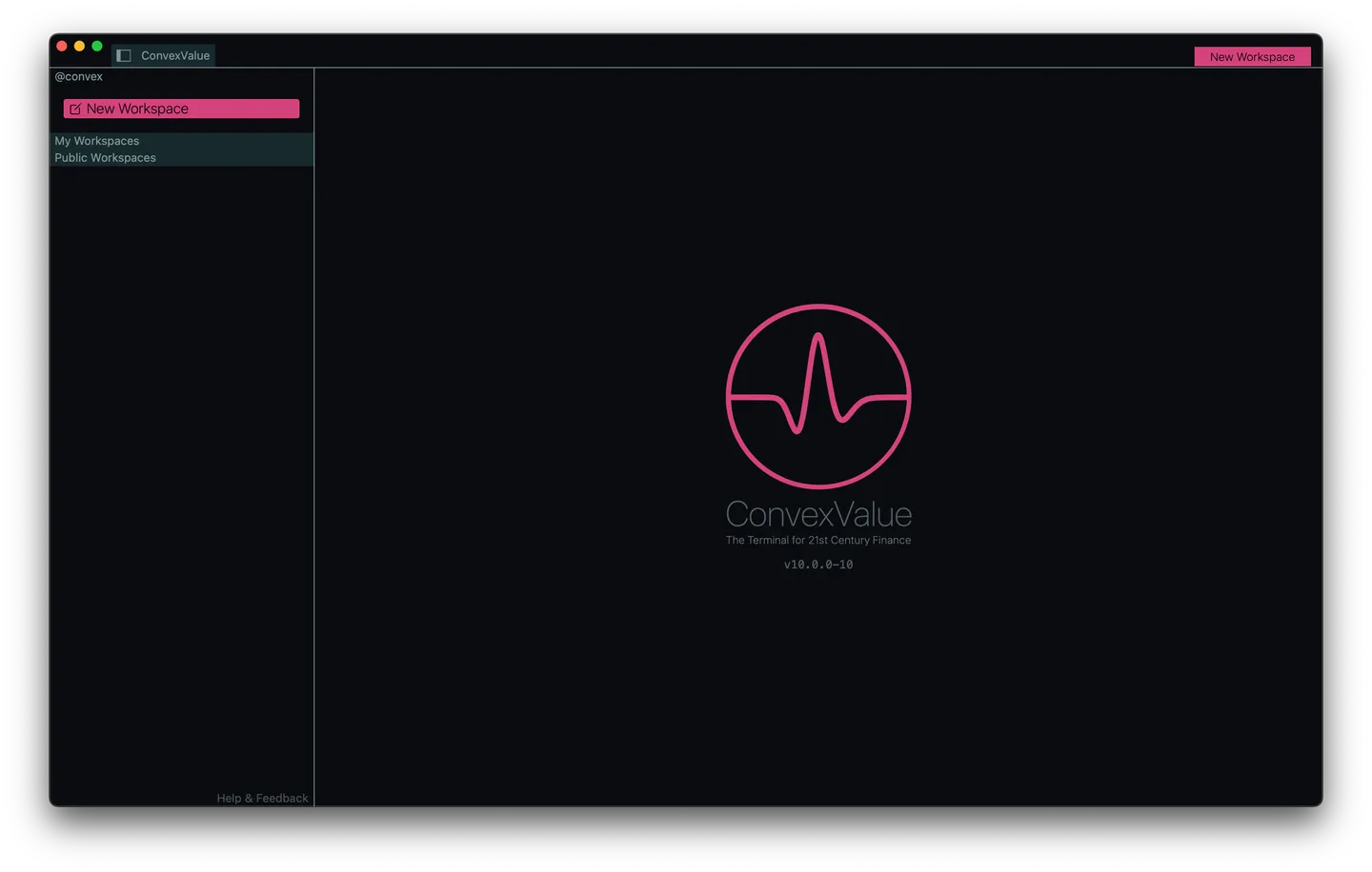 The ConvexValue Terminal
