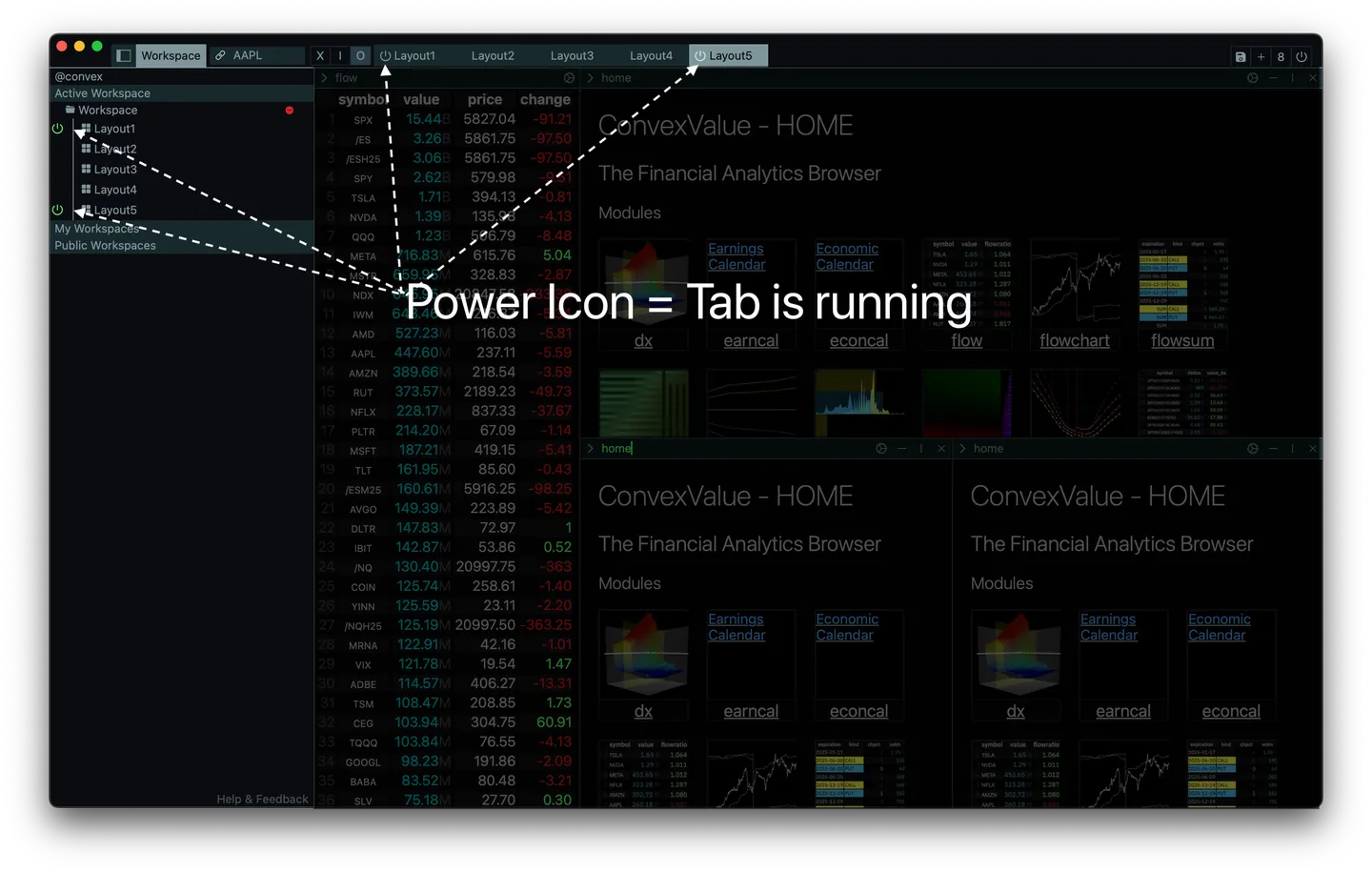 The ConvexValue Terminal - Power Icon